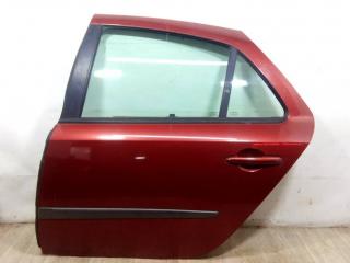 стекло двери задней левой Renault Laguna 2 поколение [рестайлинг] 2006, 1.9 л., дизель, 6МКПП, красная, хетчбэк 5 дв., передний привод