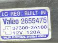 генератор Hyundai Matrix 1 поколение FC 2005, 1.5 л., CRDi, дизель, МКПП, серебристый, минивэн, передний привод, 2655475, VALEO, 37300-2A100 - фото №5